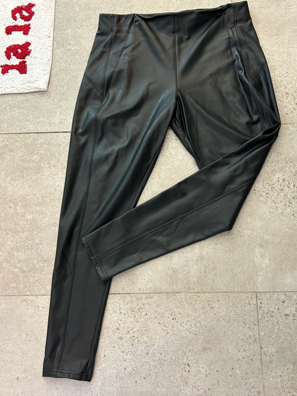Nordstrom Black Faux Leather Leggings